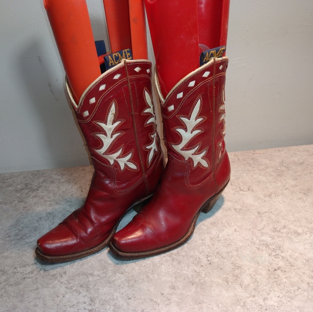 Rare 1940s-50s ACME PeeWee Cowboy Boots